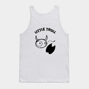 Little Troll stamps and is flicking its tail Tank Top